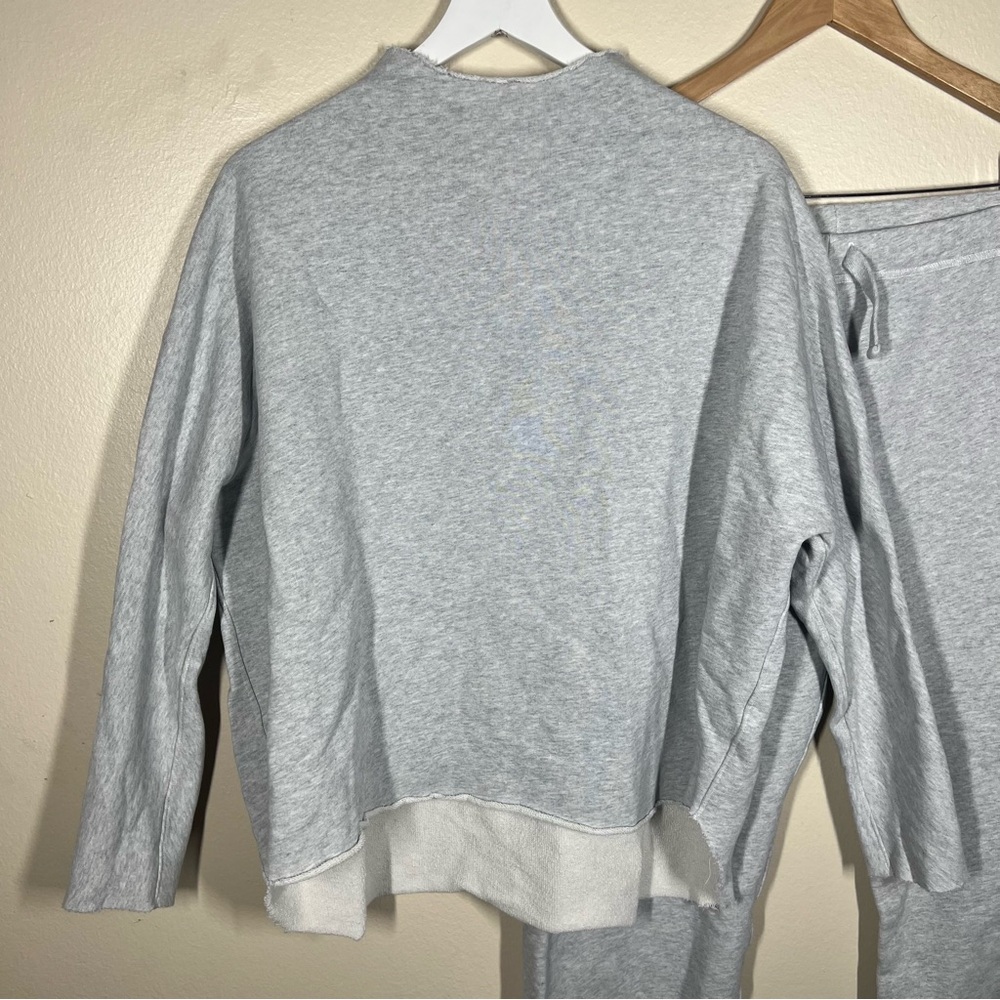 Frank & Eileen Aspen Travel Sweat Set Gray Melange Size Medium Cotton - Picture 3 of 12
